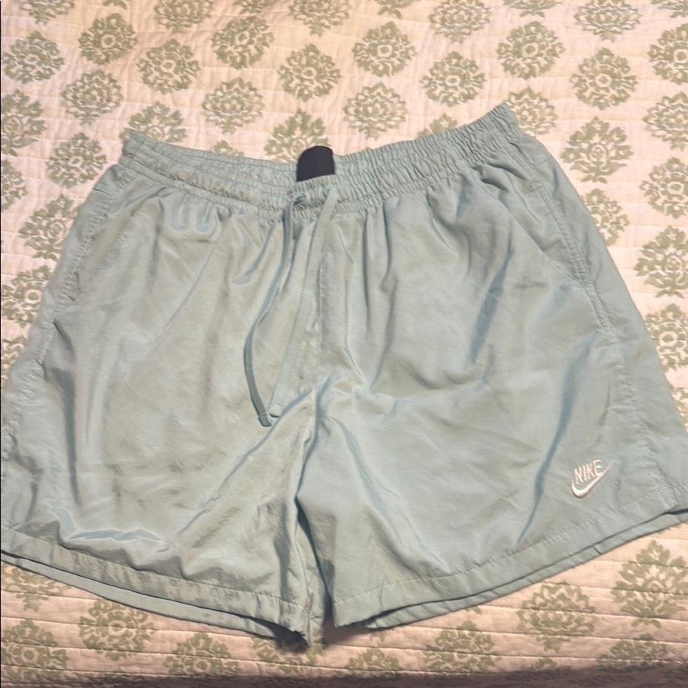 Nike Blue Athletic Shorts Lightweight Mesh